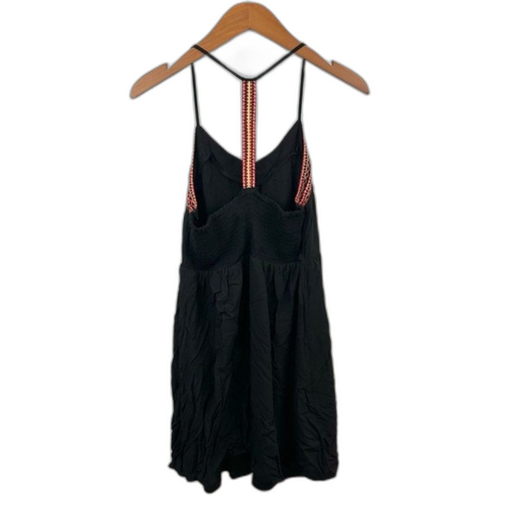 Dina Be For Francesca's Black V-Neck Mini Dress NWT Size Small Vacation Summer - Picture 2 of 16